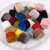 New 1 Meter Velvet Ribbon Thickening Ribbon Frayed Edge Gift Packing Ribbon Velvet DIY Craft Ribbon Christmas Party Decorations