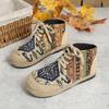 Women Snow Boots Warm Comfortable Shoes Retro Ethnic Style