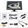 Inch LCD Small Monitor 1024X600 Resolution DC12V Car Display VGA HDMI BNC AV Input Speaker 10.1 Built-in
