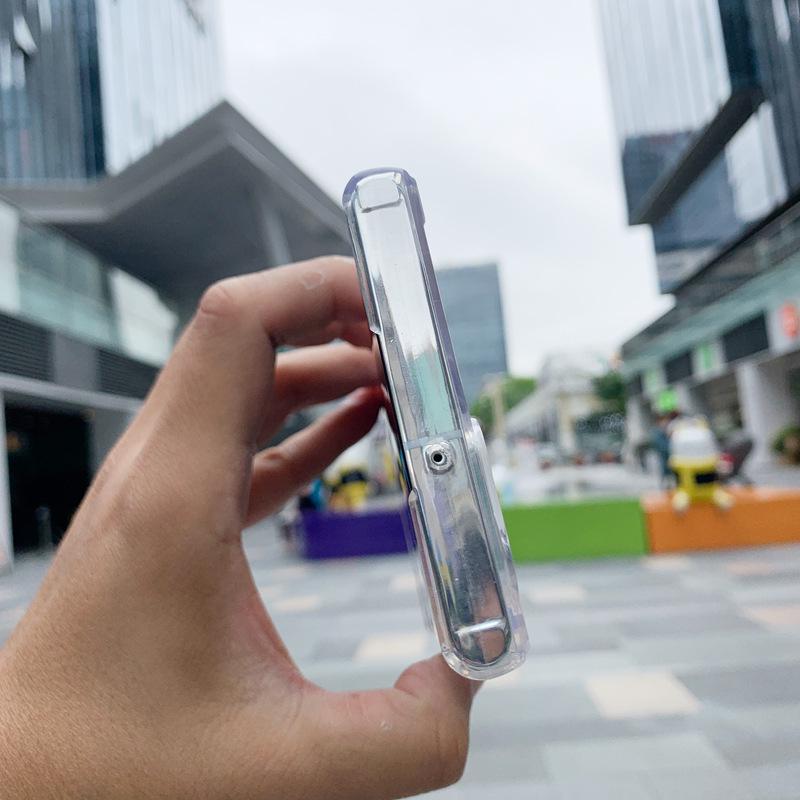 Прозрачный силиконовый чехол с полным покрытием «Цветная Аврора» для Samsung S26U/Note20 и iPhone17