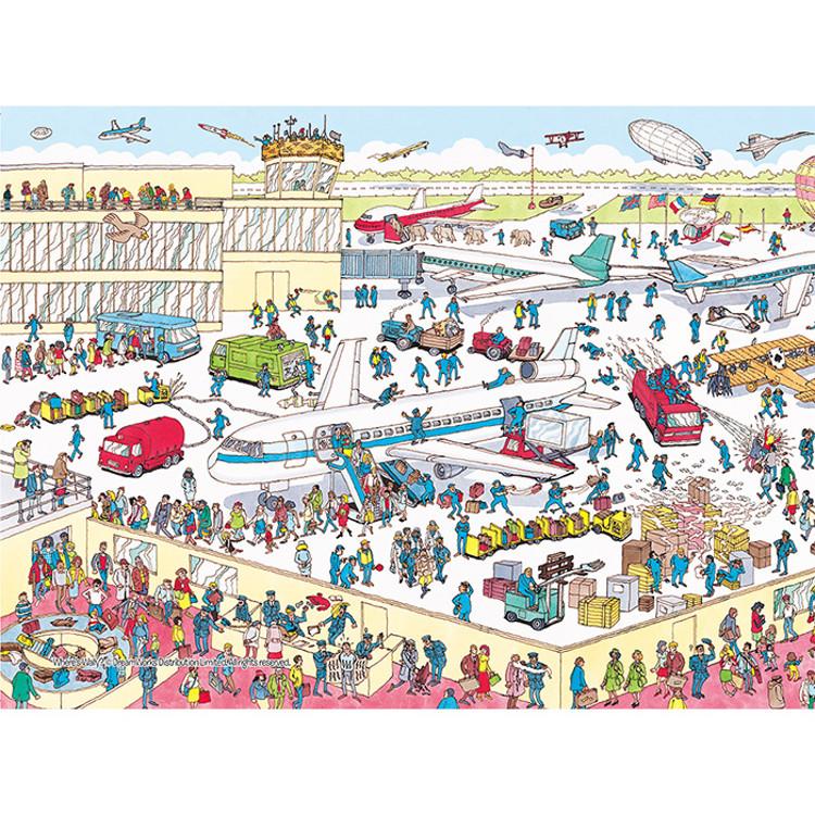 Пазл из 300 деталей - Find Wally Airport, популярная корейская головоломка