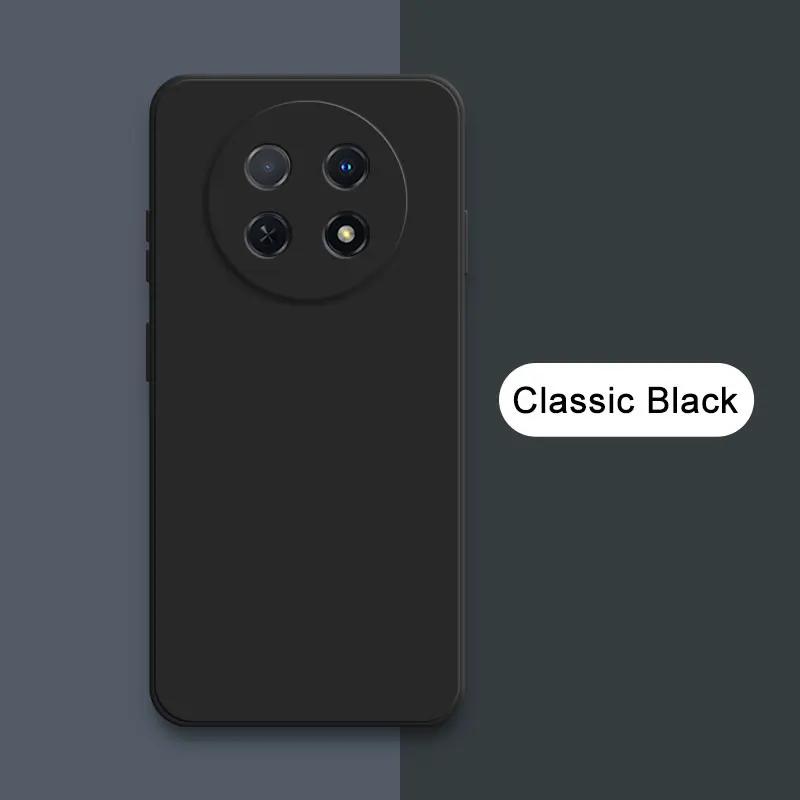 Square Liquid Silicone Back Case for Huawei Nova Y91 Global Mobile Phone Cover NovaY91 Camera Protective Shockproof Bag