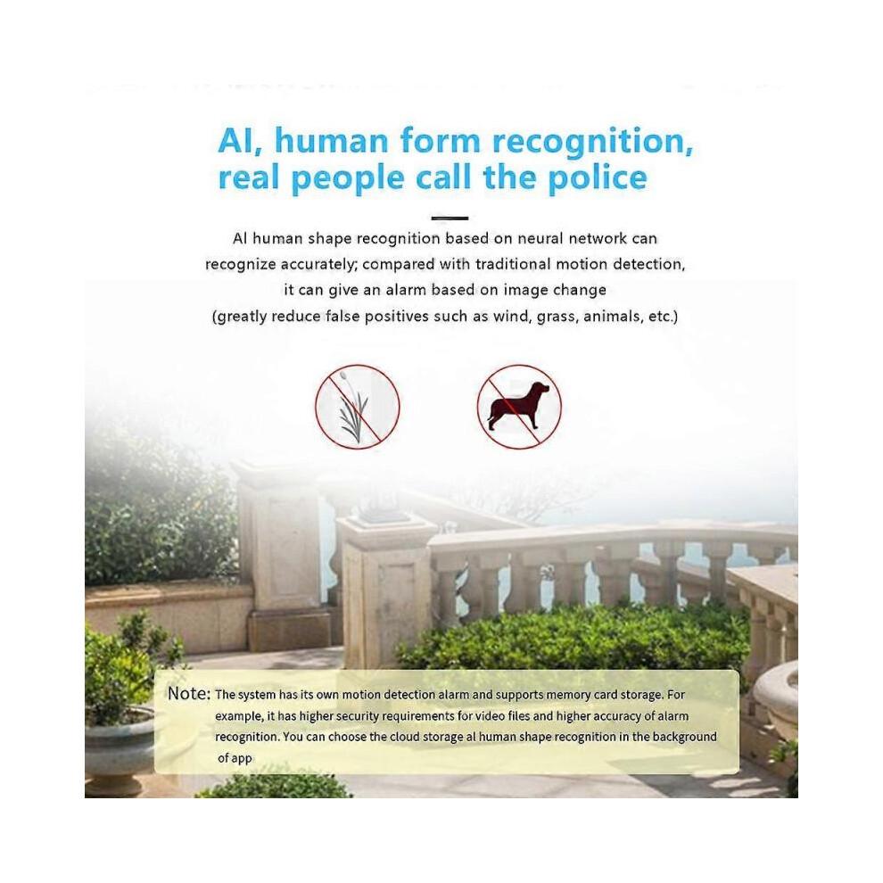 X5 Home Security WiFi Mini Camera 1080P AI Human Body Recognition HD Night Vision Camera