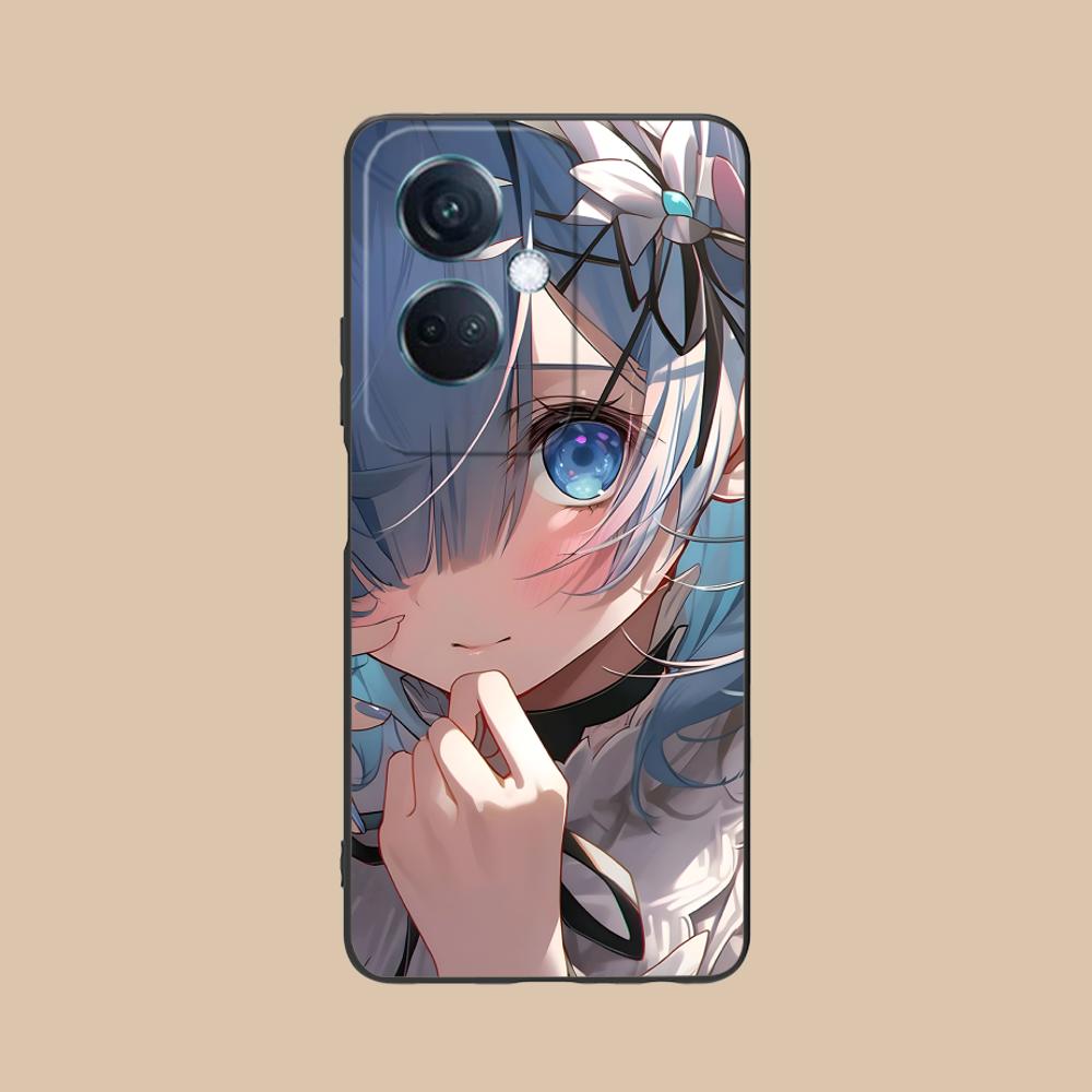 Чехол для мобильного телефона ReZero Rem Waifu для OPPO Find X9 X8 X7 X6 X5 X3 X2 Plus s Pro Ultra Lite Цветная Печать Чехол Чехол Красивый