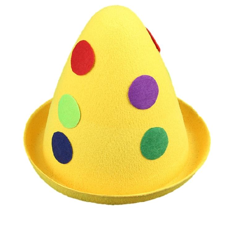 Fashion Masquerade Party Circus Clown Hat Carnivals Party Vintage Clown Hat