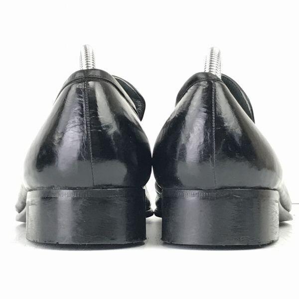 Сделано в Японии LIGHTLY STEP Кожаные лоферы с монеткой 24.0 Женские Черные Деловая обувь(ИСПОЛЬЗОВАЛ)