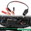 Car High Power Pure Copper Battery with Clip To Cigarette Lighter Female Socket DC12V Volt Car Socket Plug
