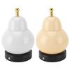 Pear Gourd Table Lamp Touch Control Stepless Dimmable 3 Light Modes Cordless Rechargeable Desk Lamp 