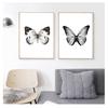 Картина Черно-Белая Бабочка Скандинавский Плакат Холст Искусство Животные Настенные Панно Для Гостиной COLORFULBOY Wall Art Печать Холст
