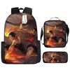 РАЗЫСКИВАЕТСЯ Рюкзак для студентов в школу ONE PIECE Луффи Мультяшный школьный рюкзак для мальчиков Пенал Путешествие Король Взрыв