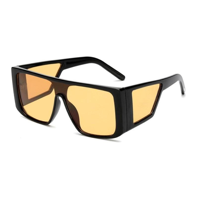Модные солнцезащитные очки оверсайз с несколькими зеркальными линзами, стильные квадратные очки для вождения для мужчин и женщин
