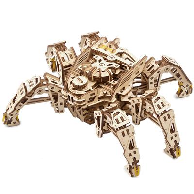 Ugears Hexapod Explorer 70158 Деревянный Без клея и инструментов 3D Инструкции по сборке Включены Головоломка, Требуется, Головоломка,