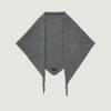 Grove 25FW ELENA KNIT SCARF (CHARCOAL)