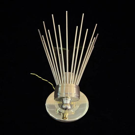 1-ламповый настенный светильник Mid-Century Brass Golden Sputnik, современный домашний декор для гостиной, кухни, спальни, офиса