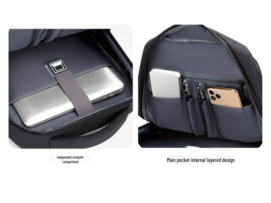 Трендовый водонепроницаемый рюкзак для ноутбука для мужчин и женщин - Высококлассная мода для работы, путешествий и учебы