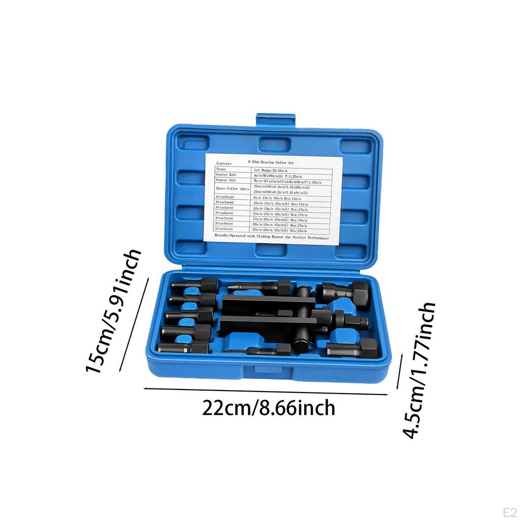 Съемник подшипников мотоцикла, прочный инструмент с ящиком для хранения, инструменты для ремонта
