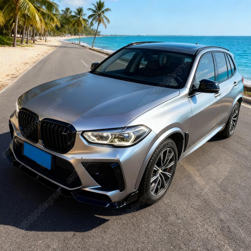 For BMW F95 X5M 2019 2020 2021 2022 2023 M Performance Style Front Lip OEM FIT Exterior Upgrade Body Decoration Modification Kit