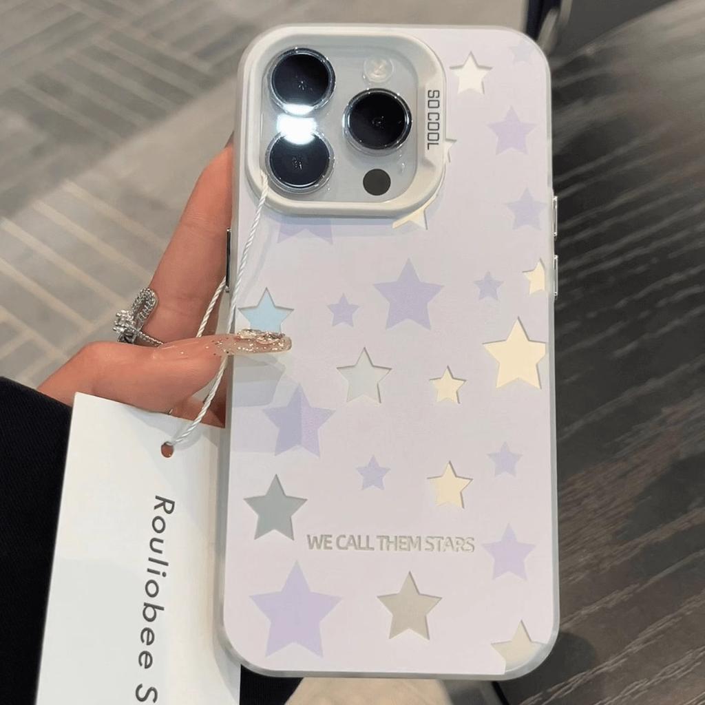Full Screen of Stars for Apple 16promax Creative for IPhone13/12 Mobile Phone Case 15plus Anti-fall 11