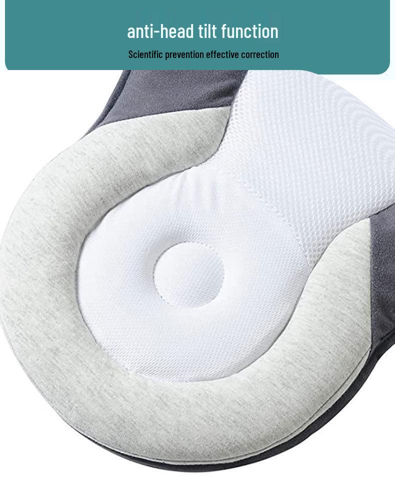 Сертифицированная подушка для формирования головы без плоского затылка и матрас против перекатывания для новорожденных