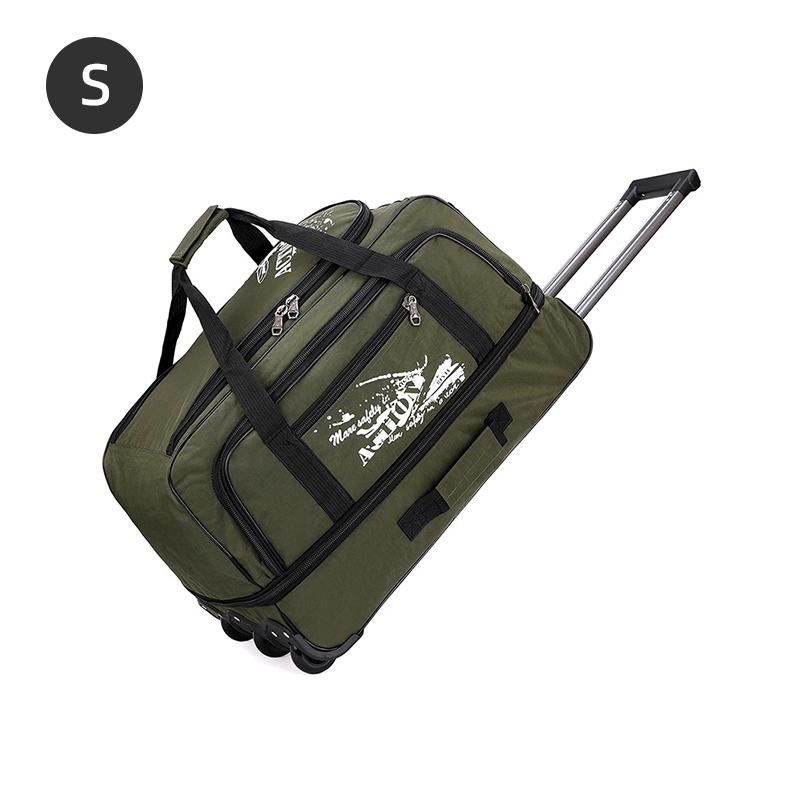Оксфордский холст дорожная сумка на колесах Компактный водонепроницаемый складной багаж большой вместимости унисекс