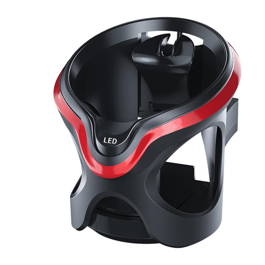 Автомобильный держатель для стакана со светодиодной подсветкой, подставка с датчиком гравитации, держатель для бутылки с водой, держатель для напитков на вентиляционном отверстии