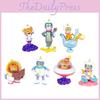 Cute Cartoon Tom And Jerry Space Series Model Set For Gift And Collection