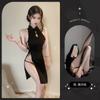 Sex underwear sexy neck hollow retro split mesh national style cheongsam sex suit