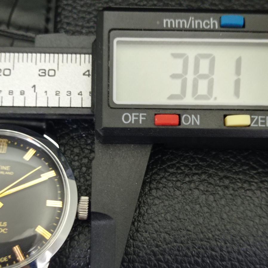 ВОССТАНОВЛЕННЫЕ МУЖСКИЕ НАРУЧНЫЕ ЧАСЫ MONTINE 17 JEWELS С РУЧНЫМ ЗАВОДОМ a427455-2 RL-a427455