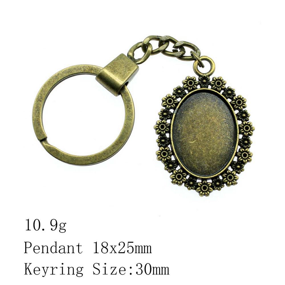 Брелки для ключей на выпускной Пара Сердце Эллиптический стеклянный кабошон База Подставка Брелки Дешевые Милые Вещи Брелок в виде самолета