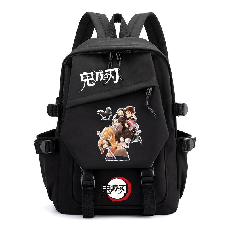 Japan cartoon comics Demon Slayer Instagram Backpack, Japanese Retro Style, Large Capacity Student Backpack 0016 KTB
