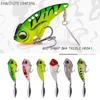 Bass Spoon Metal Vibration Rotate Metal Fishing Bait Wobblers Crankbaits Treble Hook VIB Lure