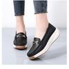 Женская удобная, легкая, дышащая искусственная кожа Face Four Seasons Universal Non Slip Casual Shoes - One Step Step Le Fu Shoes
