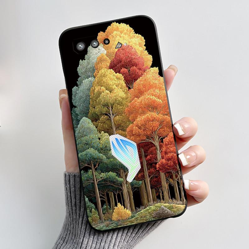Чехол для Asus Rog Phone 5 Rog 5s ZS673KS ZS676KS Чехол Роскошный Дракон Милый Крутой Для Мальчиков Девочек Мягкий Черный Матовый Силиконовый Задний Чехол