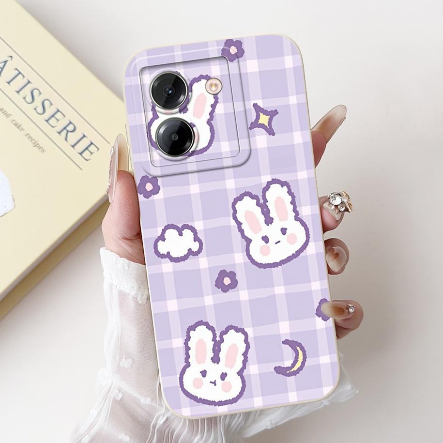For Xiaomi Poco M7 Pro 5G Case Cute Rabbit Cat Cartoon Shockproof Silicone TPU Soft Cover on Xiaomi Poco M7 5G M 7 M7Pro 5G Capa