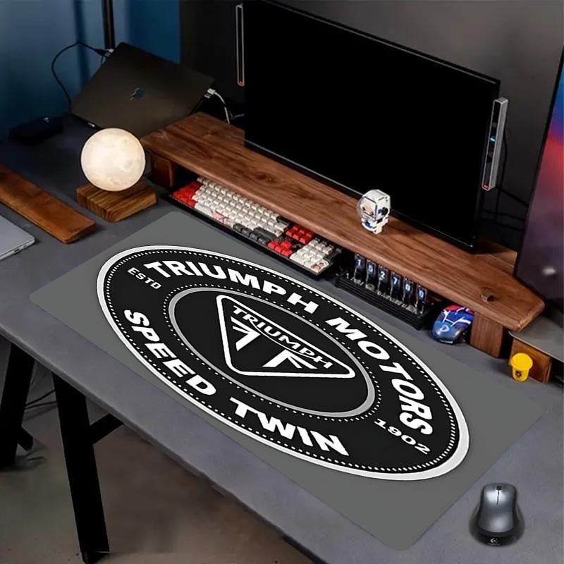 Triumph Print Mouse Pad, Anti‑Slip Desktop keyboard Mat, for PC Laptop Gaming Working Daily Use, Cool Festival Birthday Gift