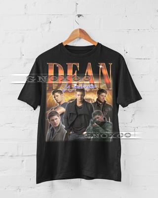 DEAN WINCHESTER Vintage Shirt, Dean Winchester Homage Tshirt, Dean Winchester Fan, Dean Winchester Retro 90s, Dean Winchester Merch #tpc