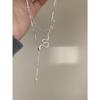 S925 Sterling Silver Necklaces For Women Simple Chain Fashion Minimalist Pendant Long Tassel Snake Necklaces Birthday Gift