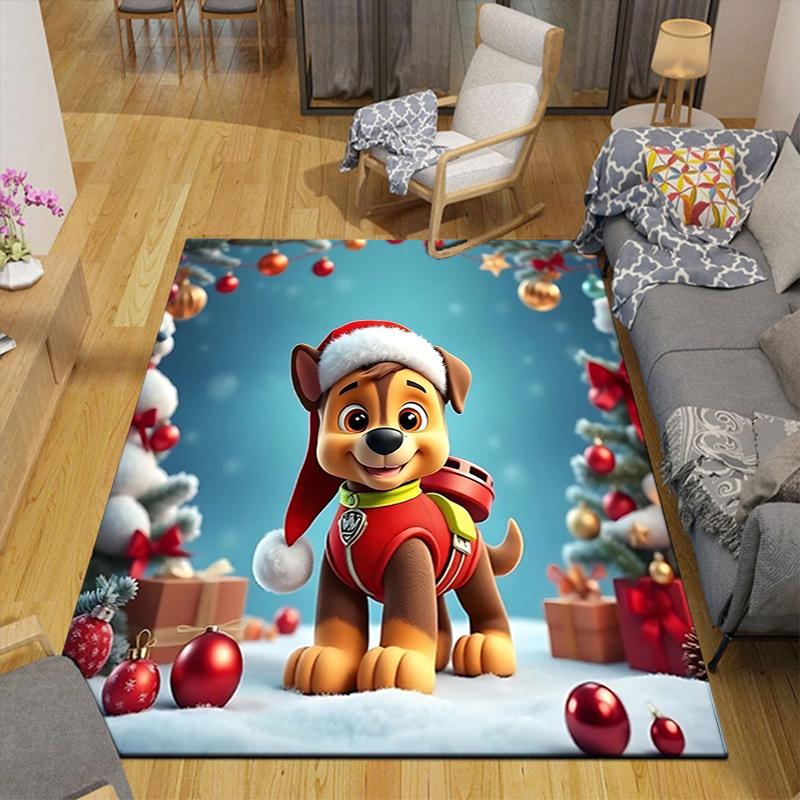 1Pc Paw Patrol City Rescue Rug Office Carpet Indoor Outdoor Doormat Nonslip Soft And Comfortable Living Room Christmas Halloween Gift D91864