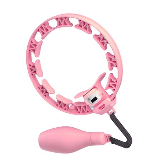 Smart Weighted Fitness Hoop with Counter Adults Weight Loss Fat Burning Waist Toning Fitness