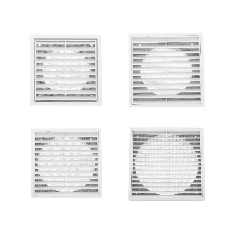 Square Plastic Air Vent Cover Ventilation Louver Grille for Home Improvement - Durable Home Vent Cover