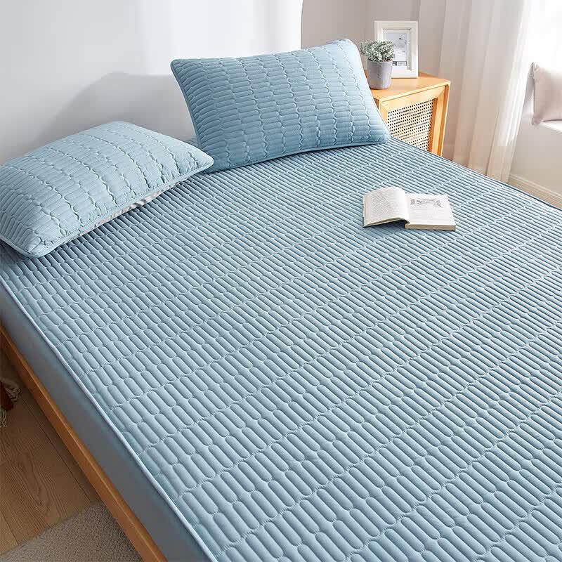 HLA Home Antibacterial Anti-Slip Fitted Sheet