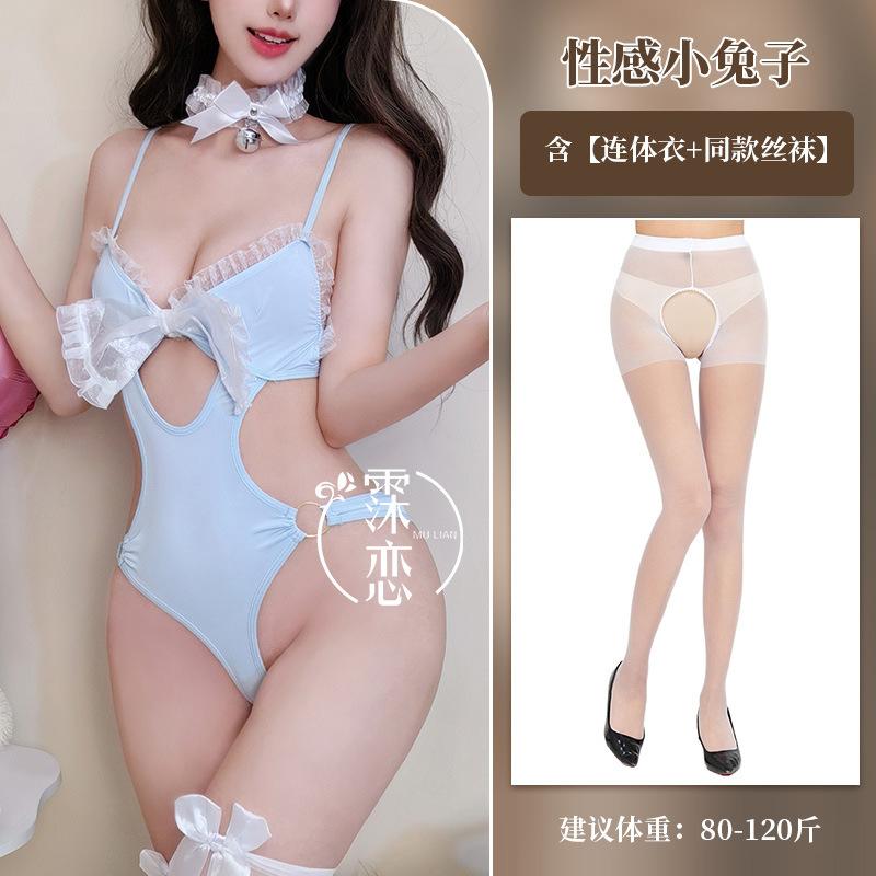 Sexy lingerie sexy one-piece bunny uniform seduction sweet backless suspender female cosplay