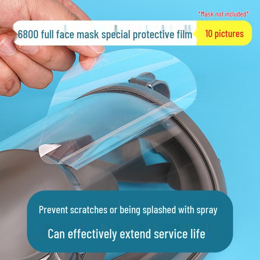 Full Face Protection Mask for Spray Painting & Chemical Safety with Dustproof & Poisonous Gas Filtration, Large Field of View, Activated Carbon Filter