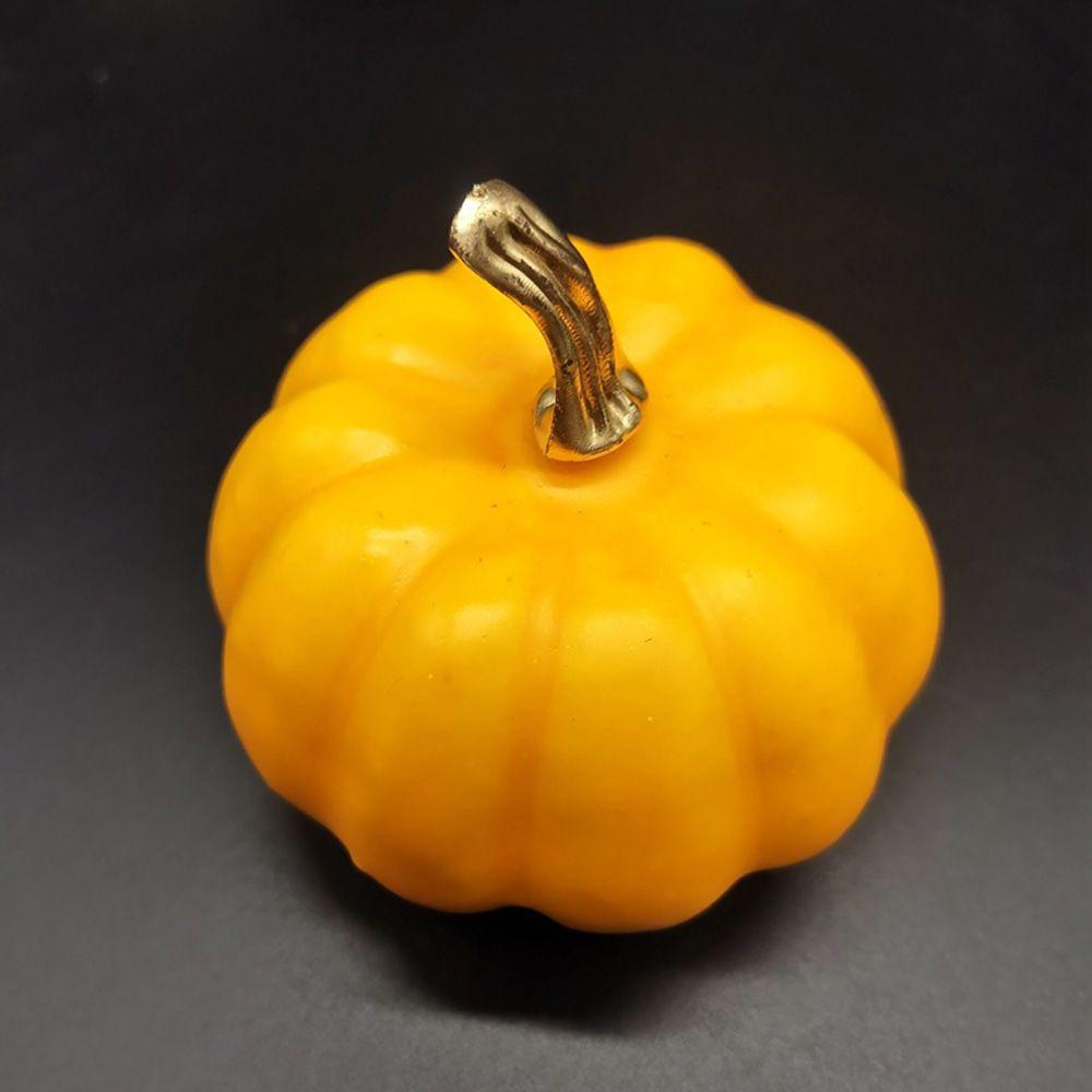 Vegetable Party Simulation Pumpkin Model Fall Harvest Decor Artificial Pumpkin Halloween Decoration