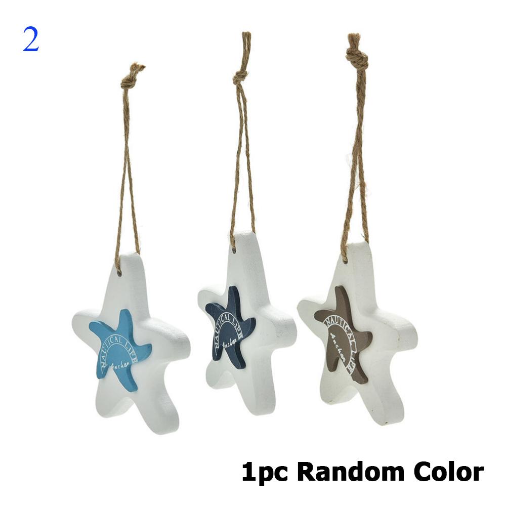 Marine Pendant Mediterranean Style Fish Skewer Crafts Pendant Starfish String Fish Nautical Decor