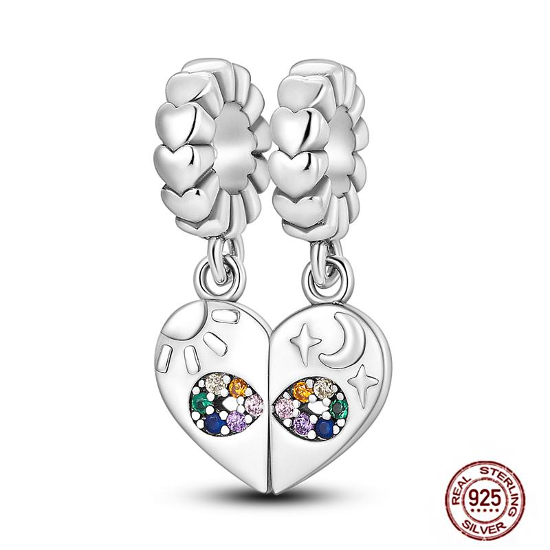 Woman Retro Copper Animal Tree Of Life Charms Beads Loveheart Fit Original Pendant Bracelet Diy Jewelry Making Gift