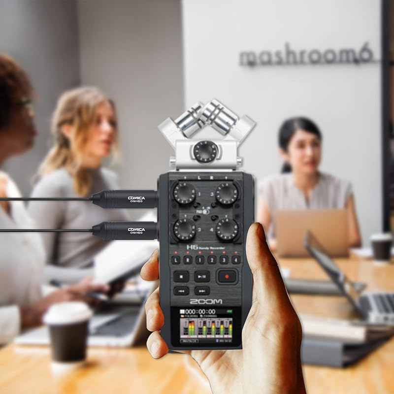 XLR pin microphone [2 pieces included 1.8m]COMICA condenser lavalier microphone omnidirectional 48V phantom power Canon/Sony/Panasonic Digital