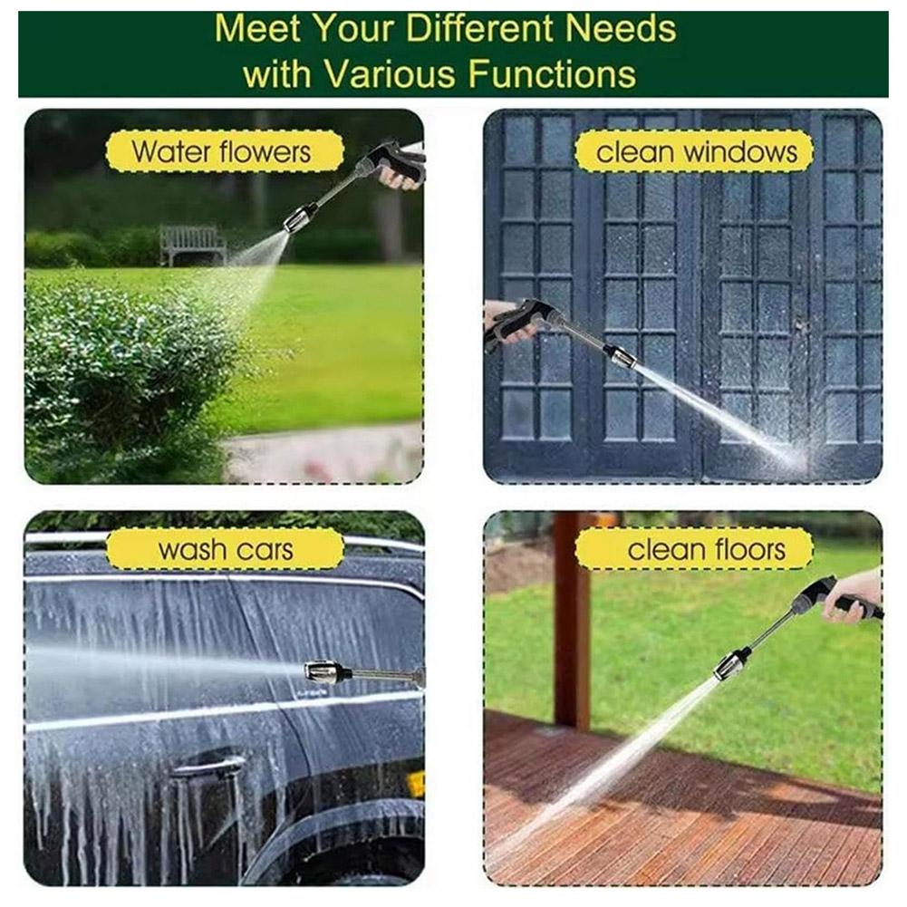 Pressure Washer Waterblitz High Pressure Turbowasher Water Blitz Pressure Washer Gun with 360° Rotating Hose for Garden Cars