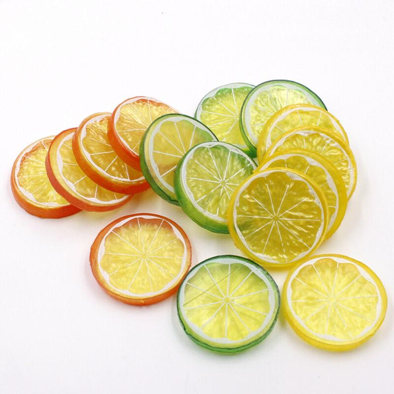 Decor Artificial Fruit Slice PVC Portable Fake Slice Simulation Lifelike