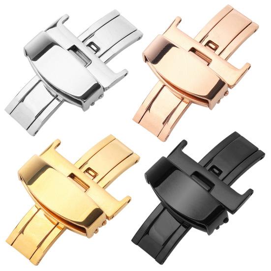 Watch Band Clasp Good Hardness Easy Installation Universal Stainless Steel Watch Strap Connector for Daily Wear